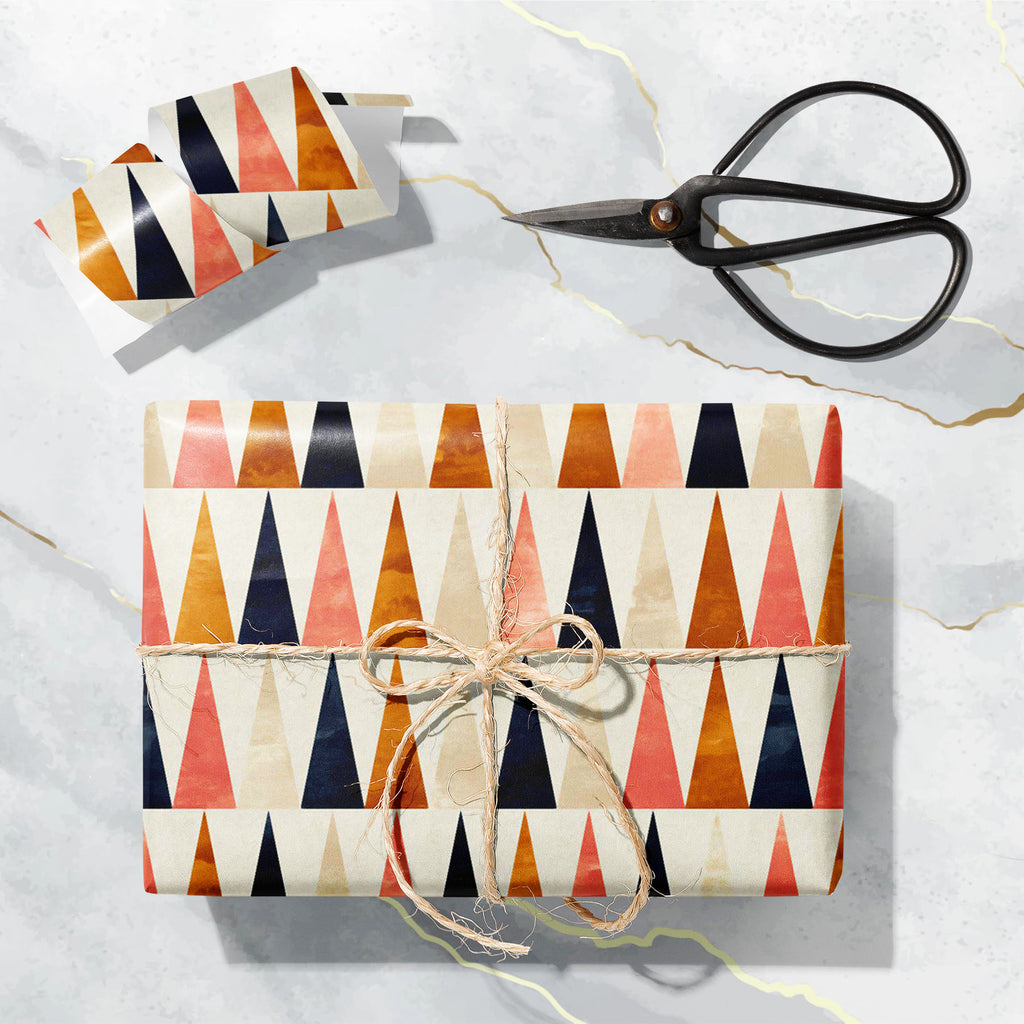Colorful Triangles D5 Art & Craft Gift Wrapping Paper-Wrapping Papers-WRP_PP-IC 5015618 IC 5015618, Geometric, Geometric Abstraction, Nautical, Patterns, Triangles, colorful, d5, art, craft, gift, wrapping, paper, pattern, copper, backdrop, background, beige, blue, navy, pink, shapes, sharp, simple, spike, texture, triangle, wallpaper, artzfolio, wrapping paper, gift wrapping paper, gift wrapping, birthday wrapping paper, holiday wrapping paper, cool wrapping paper, unique wrapping paper, luxury wrapping pa