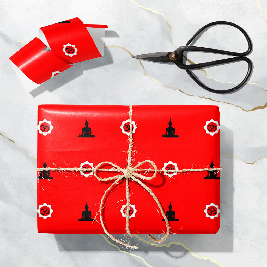 Buddha Hindu Om Aum Design Art & Craft Gift Wrapping Paper-Wrapping Papers-WRP_PP-IC 5015629 IC 5015629, Abstract Expressionism, Abstracts, Ancient, Art and Paintings, Asian, Black, Black and White, Buddhism, Chinese, Culture, Ethnic, Folk Art, God Buddha, Historical, Illustrations, Indian, Japanese, Mandala, Medieval, Modern Art, Patterns, Retro, Semi Abstract, Signs, Signs and Symbols, Symbols, Tibetan Art, Traditional, Tribal, Vintage, White, World Culture, buddha, hindu, om, aum, design, art, craft, gif