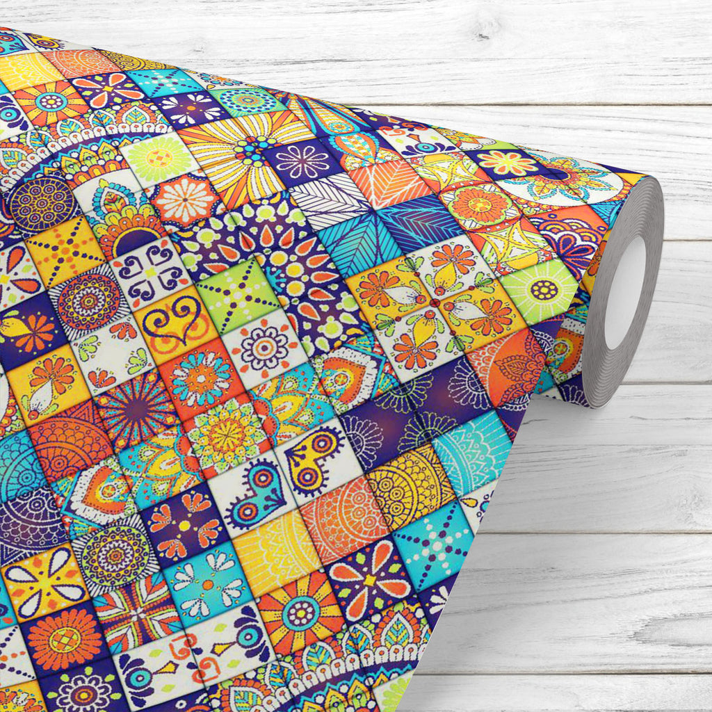 Vintage Motifs Art D4 Wallpaper Roll-Wallpapers Peel & Stick-WAL_PA-IC 5015636 IC 5015636, Abstract Expressionism, Abstracts, African, Ancient, Art and Paintings, Bohemian, Botanical, Culture, Decorative, Ethnic, Floral, Flowers, Geometric, Geometric Abstraction, Historical, Illustrations, Indian, Mandala, Medieval, Mexican, Moroccan, Nature, Paisley, Patterns, Pets, Retro, Semi Abstract, Signs, Signs and Symbols, Traditional, Tribal, Vintage, World Culture, motifs, art, d4, wallpaper, roll, pattern, fabric