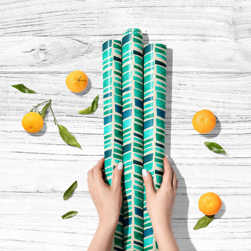 Green Lines Art & Craft Gift Wrapping Paper-Wrapping Papers-WRP_PP-IC 5015644 IC 5015644, Abstract Expressionism, Abstracts, Ancient, Arrows, Chevron, Geometric, Geometric Abstraction, Herringbone, Historical, Medieval, Patterns, Retro, Semi Abstract, Signs, Signs and Symbols, Stripes, Vintage, Watercolour, green, lines, art, craft, gift, wrapping, paper, pattern, watercolor, background, abstract, broken, seamless, arrow, backdrop, beige, bright, color, design, grunge, repeat, simple, texture, tile, wallpap