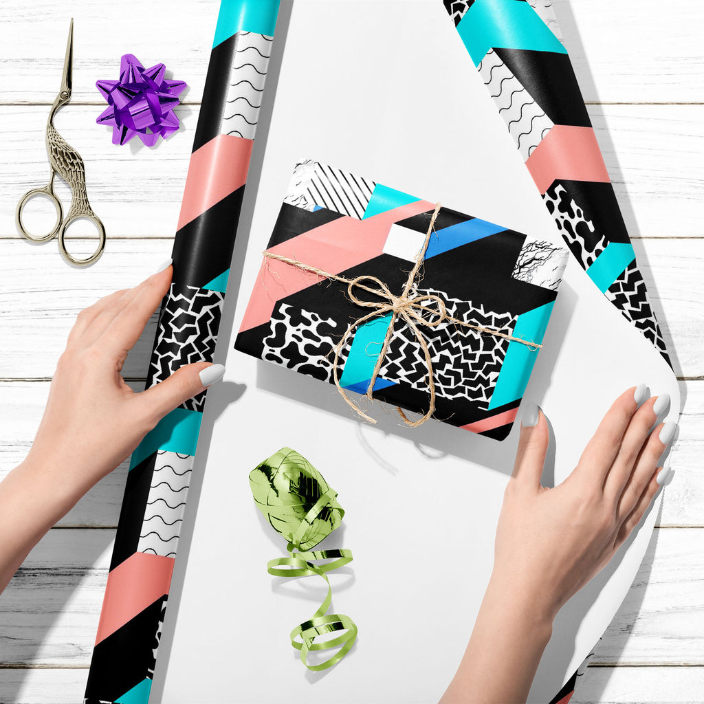 Geometric Pattern D21 Art & Craft Gift Wrapping Paper-Wrapping Papers-WRP_PP-IC 5015669 IC 5015669, 80s, Abstract Expressionism, Abstracts, Art and Paintings, Black, Black and White, Cubism, Decorative, Digital, Digital Art, Fashion, Geometric, Geometric Abstraction, Graphic, Hipster, Illustrations, Marble, Marble and Stone, Minimalism, Modern Art, Patterns, Semi Abstract, Signs, Signs and Symbols, Triangles, White, pattern, d21, art, craft, gift, wrapping, paper, memphis, avant, garde, seamless, bauhaus, s