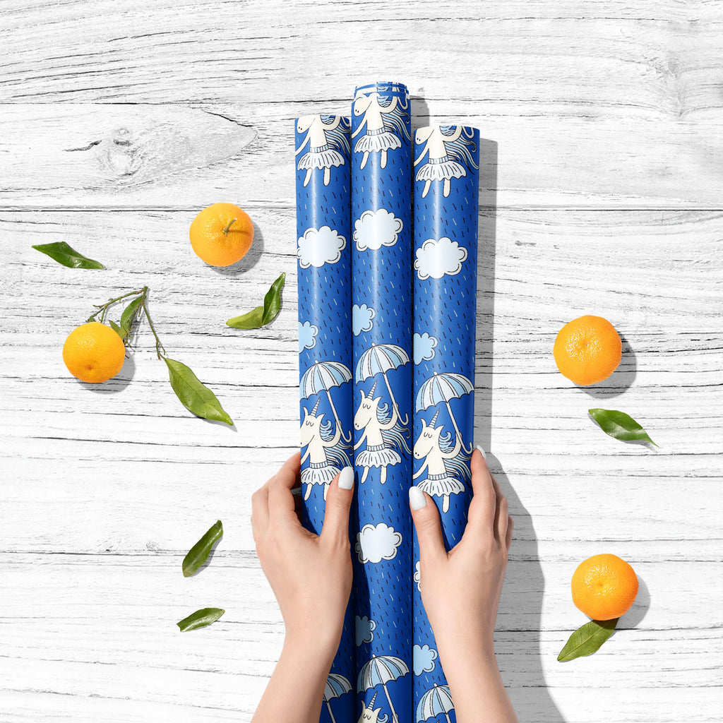Unicorns with Umbrella Art & Craft Gift Wrapping Paper-Wrapping Papers-WRP_PP-IC 5015686 IC 5015686, Animals, Animated Cartoons, Baby, Caricature, Cartoons, Children, Decorative, Fantasy, Illustrations, Kids, Patterns, Signs, Signs and Symbols, unicorns, with, umbrella, art, craft, gift, wrapping, paper, pattern, vector, cute, unicorn, fairy, fun, seamless, animal, background, beautiful, bedroom, blue, cartoon, cloud, colorful, design, dream, fabric, horse, illustration, kid, magic, pony, print, rain, rainb