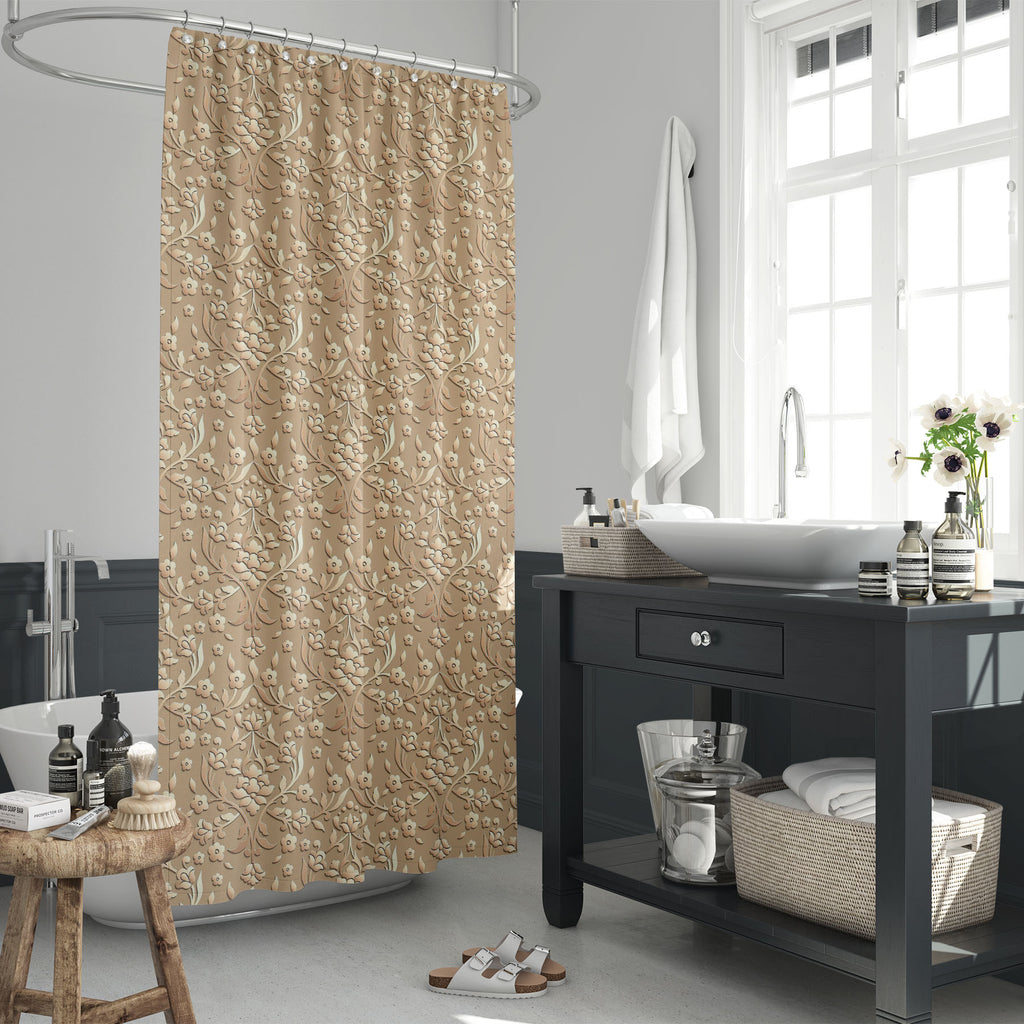 Luxury Damask Pattern D4 Washable Waterproof Shower Curtain-Shower Curtains-CUR_SH_EL-IC 5015695 IC 5015695, 3D, Ancient, Baroque, Black and White, Botanical, Damask, Decorative, Digital, Digital Art, Floral, Flowers, Graphic, Historical, Illustrations, Medieval, Nature, Patterns, Pets, Retro, Rococo, Signs, Signs and Symbols, Victorian, Vintage, White, luxury, pattern, d4, washable, waterproof, shower, curtain, seamless, design, paper, wall, antique, background, classic, vector, backdrop, carpet, classical