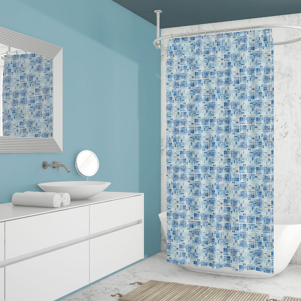 Hand-Drawn Watercolor Art Washable Waterproof Shower Curtain-Shower Curtains-CUR_SH_EL-IC 5015696 IC 5015696, Abstract Expressionism, Abstracts, Art and Paintings, Geometric, Geometric Abstraction, Modern Art, Parents, Patterns, Semi Abstract, Signs, Signs and Symbols, Splatter, Watercolour, hand-drawn, watercolor, art, washable, waterproof, shower, curtain, pattern, water, abstract, color, hand, seamless, background, blue, wall, back, design, drawn, geometry, paper, rain, round, stylish, transparent, backd