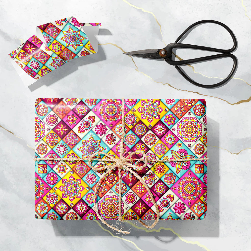 Vintage Motifs Art D6 Art & Craft Gift Wrapping Paper-Wrapping Papers-WRP_PP-IC 5015706 IC 5015706, Abstract Expressionism, Abstracts, African, Ancient, Art and Paintings, Bohemian, Botanical, Culture, Decorative, Ethnic, Floral, Flowers, Geometric, Geometric Abstraction, Historical, Illustrations, Indian, Mandala, Medieval, Mexican, Moroccan, Nature, Paisley, Patterns, Pets, Retro, Semi Abstract, Signs, Signs and Symbols, Traditional, Tribal, Vintage, World Culture, motifs, art, d6, craft, gift, wrapping, 
