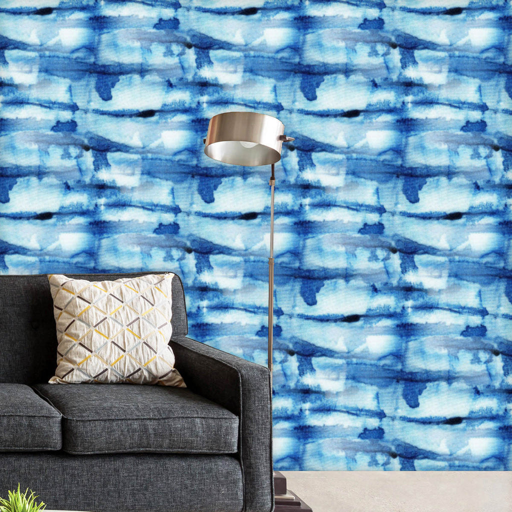 Shibori Indigo Batik D1 Wallpaper Roll-Wallpapers Peel & Stick-WAL_PA-IC 5015711 IC 5015711, Abstract Expressionism, Abstracts, Art and Paintings, Black and White, Culture, Decorative, Ethnic, Fashion, Illustrations, Japanese, Paintings, Patterns, Retro, Semi Abstract, Shibori, Traditional, Tribal, Watercolour, White, World Culture, indigo, batik, d1, wallpaper, roll, abstract, art, artistic, backdrop, background, beauty, cloth, color, cotton, decorate, dye, dyeing, fabric, grunge, handmade, hippie, illustr