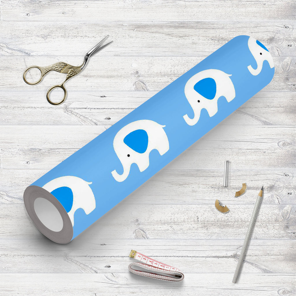 Blue & White Elephants Wallpaper Roll-Wallpapers Peel & Stick-WAL_PA-IC 5015722 IC 5015722, Animals, Animated Cartoons, Baby, Black and White, Caricature, Cartoons, Children, Digital, Digital Art, Graphic, Illustrations, Kids, Modern Art, Patterns, Signs, Signs and Symbols, White, blue, elephants, wallpaper, roll, elephant, cute, pattern, illustration, adorable, animal, background, cartoon, child, colorful, decor, decoration, design, fabric, fun, happy, infant, kid, modern, nursery, ornament, print, seamles