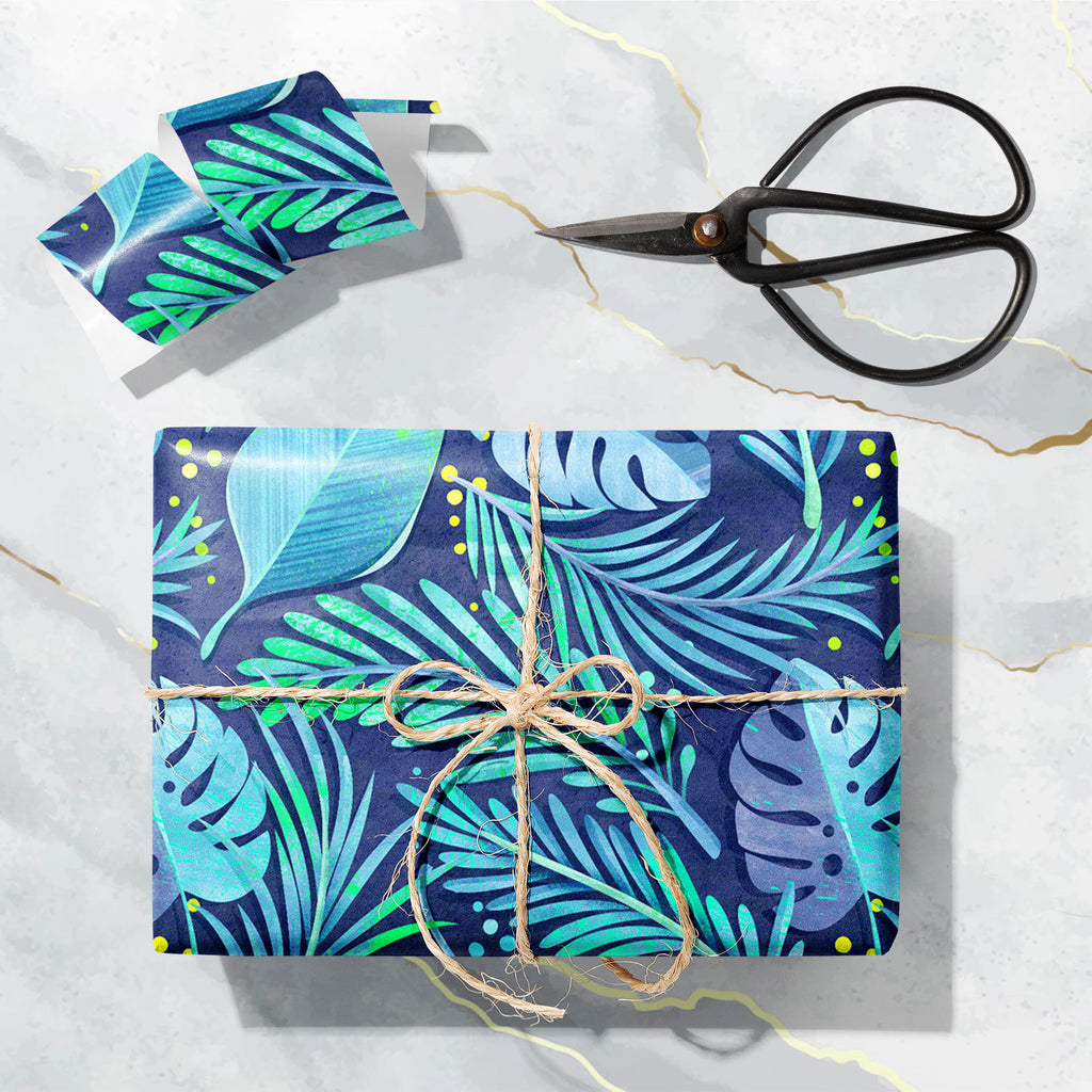 Jungle Leaf Style D2 Art & Craft Gift Wrapping Paper-Wrapping Papers-WRP_PP-IC 5015726 IC 5015726, Botanical, Floral, Flowers, Illustrations, Nature, Patterns, Seasons, Signs, Signs and Symbols, Tropical, Watercolour, jungle, leaf, style, d2, art, craft, gift, wrapping, paper, backdrop, background, blue, branch, bright, colorful, decoration, design, flora, forest, garden, green, hot, illustration, palm, pattern, plant, rain, seamless, season, summer, teal, texture, tree, trendy, turquoise, wallpaper, waterc