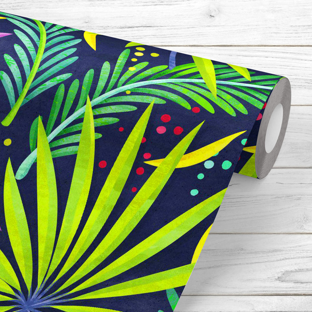 Green Tropical Leaves Wallpaper Roll-Wallpapers Peel & Stick-WAL_PA-IC 5015727 IC 5015727, Botanical, Floral, Flowers, Illustrations, Nature, Patterns, Seasons, Signs, Signs and Symbols, Tropical, Watercolour, green, leaves, wallpaper, roll, watercolor, pattern, backdrop, background, blue, branch, bright, colorful, decoration, design, flora, forest, garden, hot, illustration, jungle, leaf, palm, plant, rain, seamless, season, summer, teal, texture, tree, trendy, turquoise, artzfolio, wallpapers for bedroom,