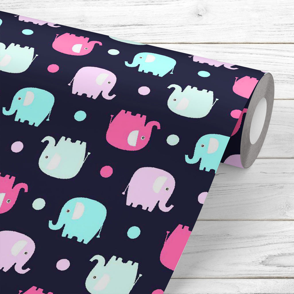 Elephant Silhouette Pattern Wallpaper Roll-Wallpapers Peel & Stick-WAL_PA-IC 5015745 IC 5015745, African, Animals, Animated Cartoons, Baby, Black, Black and White, Caricature, Cartoons, Chevron, Children, Dots, Drawing, Illustrations, Indian, Kids, Nature, Patterns, Pets, Retro, Scenic, Signs, Signs and Symbols, Symbols, Wildlife, elephant, silhouette, pattern, wallpaper, roll, seamless, animal, print, vector, zoo, small, texture, colorful, cute, flat, fun, funny, adorable, africa, background, bedroom, cart