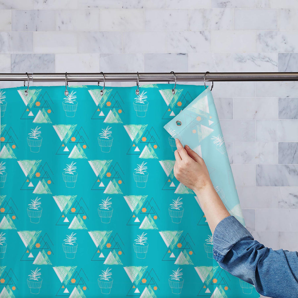 Abstract Geometric Hipster Washable Waterproof Shower Curtain - Shower Curtains - ArtzFolio.com