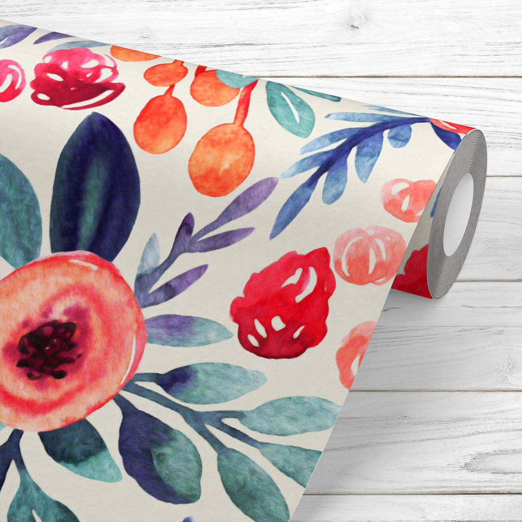 Watercolor Floral Pattern D19 Wallpaper Roll-Wallpapers Peel & Stick-WAL_PA-IC 5015752 IC 5015752, Art and Paintings, Botanical, Floral, Flowers, Illustrations, Nature, Patterns, Seasons, Signs, Signs and Symbols, Watercolour, watercolor, pattern, d19, wallpaper, roll, background, teal, peach, texture, flower, winter, blue, seamless, simple, herbarium, illustration, purple, art, brush, clover, fall, leaf, paper, arrangement, backdrop, beautiful, berries, branch, delicate, design, garden, petal, pink, ranunc