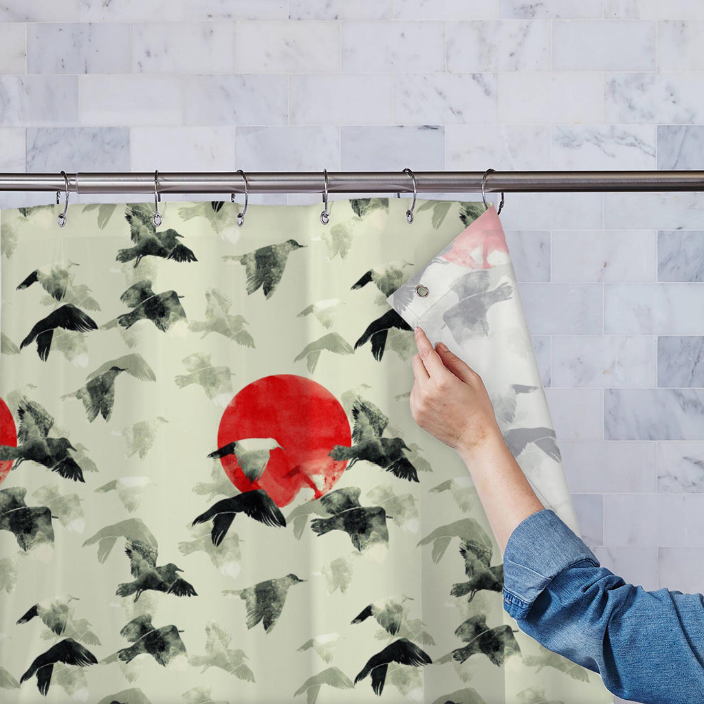 Japanese Seagull Sky Imprints Washable Waterproof Shower Curtain-Shower Curtains-CUR_SH_EL-IC 5015754 IC 5015754, Abstract Expressionism, Abstracts, Birds, Digital, Digital Art, Drawing, Fashion, Graphic, Illustrations, Japanese, Minimalism, Nature, Patterns, Scenic, Semi Abstract, Sketches, Watercolour, seagull, sky, imprints, washable, waterproof, shower, curtain, pattern, wallpaper, print, fabric, hand, seamless, ornament, paper, artwork, gift, sea, sun, textile, watercolor, abstract, aquarelle, backgrou