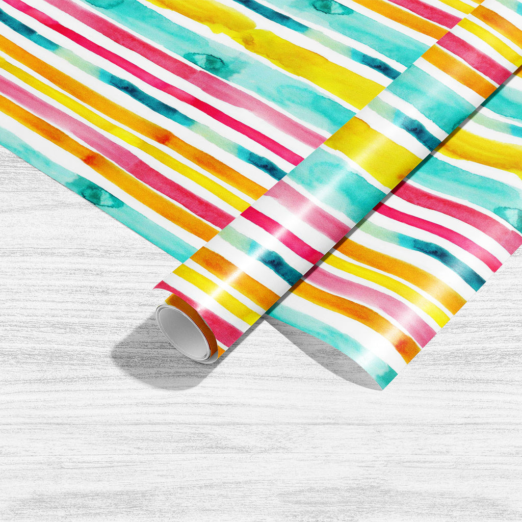 Watercolor Stripes Art & Craft Gift Wrapping Paper-Wrapping Papers-WRP_PP-IC 5015756 IC 5015756, Ancient, Art and Paintings, Business, Culture, Ethnic, Historical, Illustrations, Medieval, Patterns, Retro, Signs, Signs and Symbols, Stripes, Traditional, Tribal, Vintage, Watercolour, World Culture, watercolor, art, craft, gift, wrapping, paper, pattern, stripe, line, seamless, hand, ornament, background, grunge, stamp, texture, beautiful, drawn, ocean, romantic, spot, summer, wash, artistic, banner, blot, bl