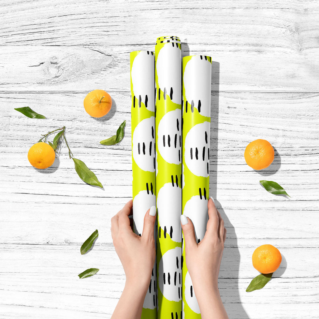Abstract Spots and Lines Art & Craft Gift Wrapping Paper - Wrapping Papers - ArtzFolio.com