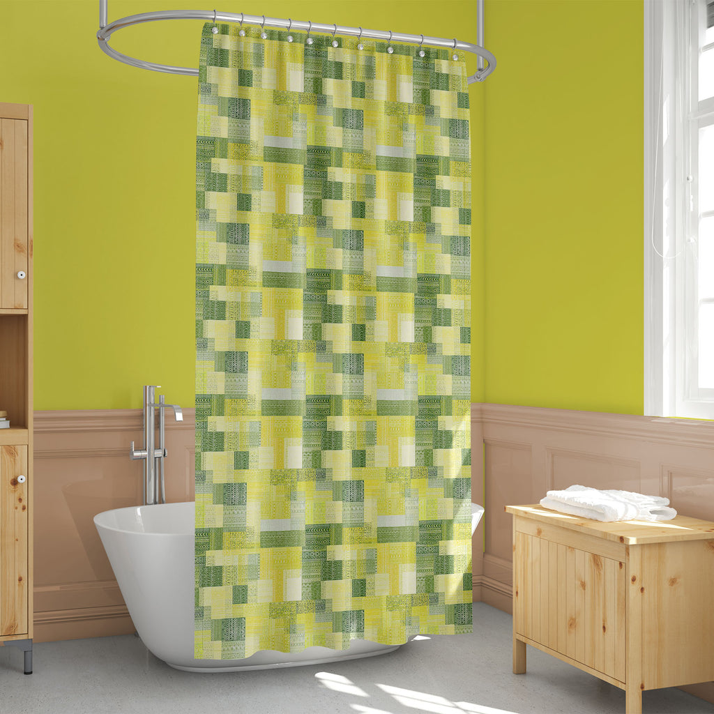 Ethnic Vintage Motifs Art Washable Waterproof Shower Curtain-Shower Curtains-CUR_SH_EL-IC 5015767 IC 5015767, Abstract Expressionism, Abstracts, African, American, Ancient, Art and Paintings, Aztec, Bohemian, Culture, Digital, Digital Art, Drawing, Ethnic, Fashion, Folk Art, Geometric, Geometric Abstraction, Graphic, Historical, Illustrations, Indian, Medieval, Mexican, Patterns, Pets, Retro, Semi Abstract, Signs, Signs and Symbols, Traditional, Tribal, Vintage, World Culture, motifs, art, washable, waterpr