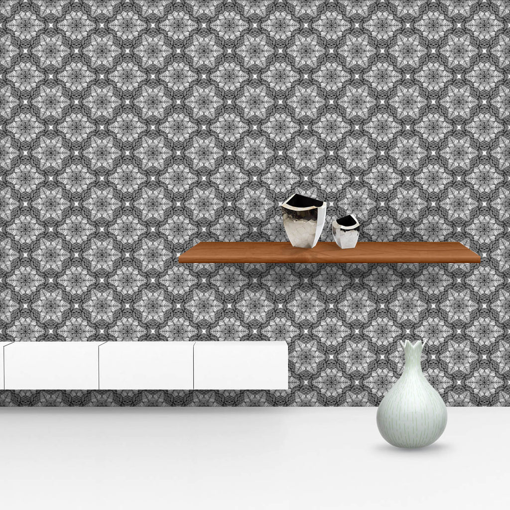 Mandala Art Wallpaper Roll-Wallpapers Peel & Stick-WAL_PA-IC 5015781 IC 5015781, Abstract Expressionism, Abstracts, Allah, Arabic, Art and Paintings, Black, Black and White, Botanical, Circle, Culture, Drawing, Ethnic, Floral, Flowers, Geometric, Geometric Abstraction, Illustrations, Indian, Islam, Mandala, Nature, Patterns, Semi Abstract, Signs, Signs and Symbols, Symbols, Traditional, Tribal, Wedding, White, World Culture, art, wallpaper, roll, abstract, background, border, card, decor, decoration, design