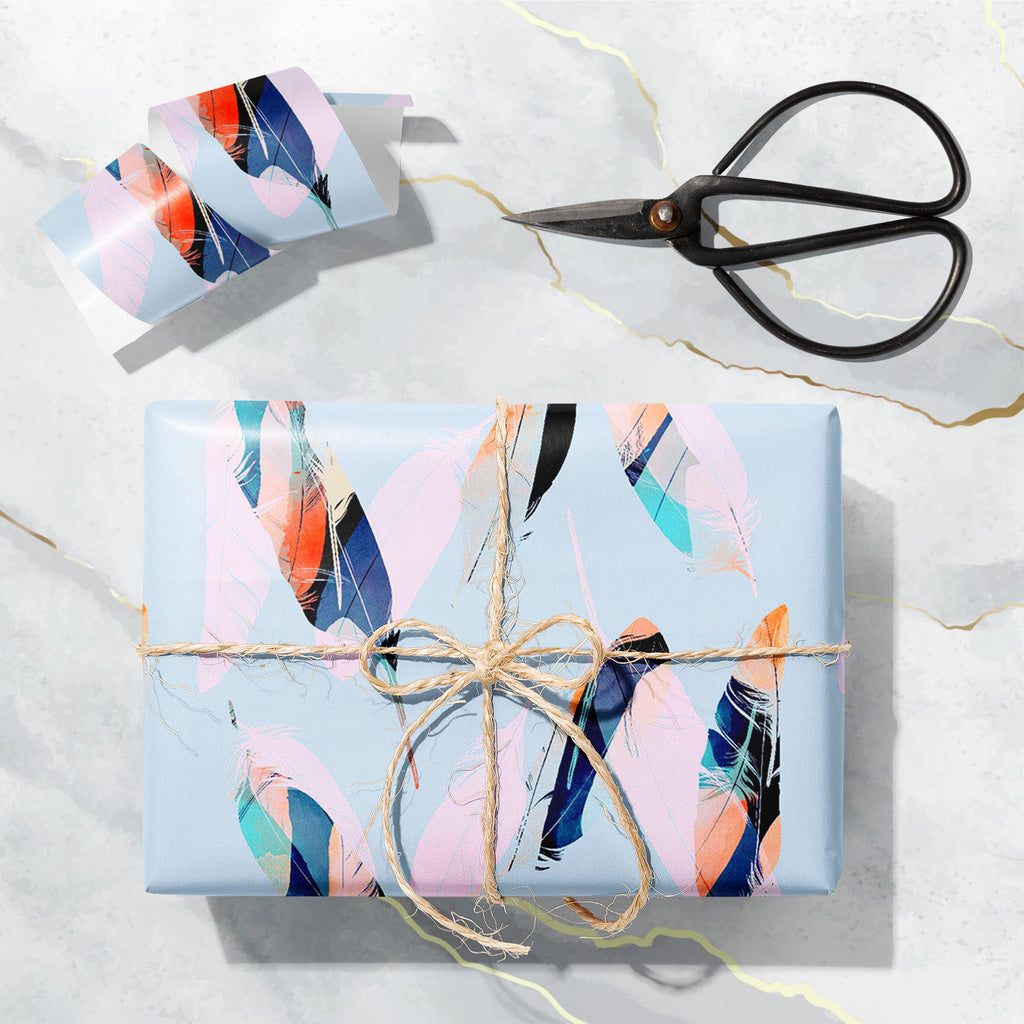 Imprints of Birds Feathers Art & Craft Gift Wrapping Paper-Wrapping Papers-WRP_PP-IC 5015785 IC 5015785, Abstract Expressionism, Abstracts, Birds, Culture, Digital, Digital Art, Drawing, Ethnic, Fashion, Folk Art, Graphic, Illustrations, Nature, Patterns, Scenic, Semi Abstract, Signs and Symbols, Sketches, Symbols, Traditional, Tribal, Watercolour, World Culture, imprints, of, feathers, art, craft, gift, wrapping, paper, pattern, abstract, paint, color, folk, hand, perfume, seamless, aquarelle, hippie, invi