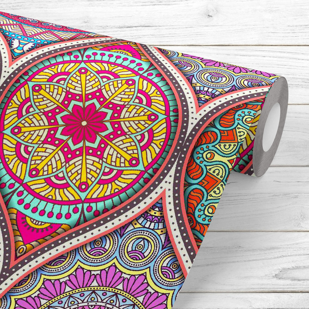 Vintage Mandalas D1 Wallpaper Roll-Wallpapers Peel & Stick-WAL_PA-IC 5015800 IC 5015800, Abstract Expressionism, Abstracts, African, Ancient, Art and Paintings, Bohemian, Botanical, Culture, Decorative, Ethnic, Floral, Flowers, Geometric, Geometric Abstraction, Historical, Illustrations, Indian, Mandala, Medieval, Mexican, Moroccan, Nature, Paisley, Patterns, Pets, Retro, Semi Abstract, Signs, Signs and Symbols, Traditional, Tribal, Vintage, World Culture, mandalas, d1, wallpaper, roll, pattern, vector, mot
