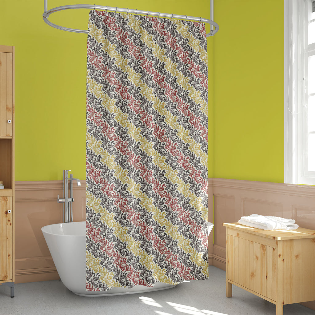 Vintage Damask Elements Washable Waterproof Shower Curtain-Shower Curtains-CUR_SH_EL-IC 5015817 IC 5015817, Abstract Expressionism, Abstracts, Allah, Ancient, Arabic, Baroque, Botanical, Damask, Decorative, Drawing, Floral, Flowers, Historical, Illustrations, Islam, Medieval, Nature, Patterns, Retro, Rococo, Semi Abstract, Signs, Signs and Symbols, Victorian, Vintage, Wedding, elements, washable, waterproof, shower, curtain, antique, arabesque, background, beautiful, classic, classical, curve, decor, design