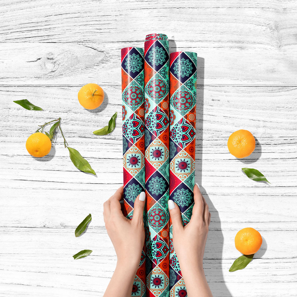 Ottoman Motifs Style Art & Craft Gift Wrapping Paper-Wrapping Papers-WRP_PP-IC 5015827 IC 5015827, Abstract Expressionism, Abstracts, African, Ancient, Art and Paintings, Bohemian, Botanical, Culture, Decorative, Ethnic, Floral, Flowers, Geometric, Geometric Abstraction, Historical, Illustrations, Indian, Mandala, Medieval, Mexican, Moroccan, Nature, Paisley, Patterns, Pets, Retro, Semi Abstract, Signs, Signs and Symbols, Traditional, Tribal, Vintage, World Culture, ottoman, motifs, style, art, craft, gift,