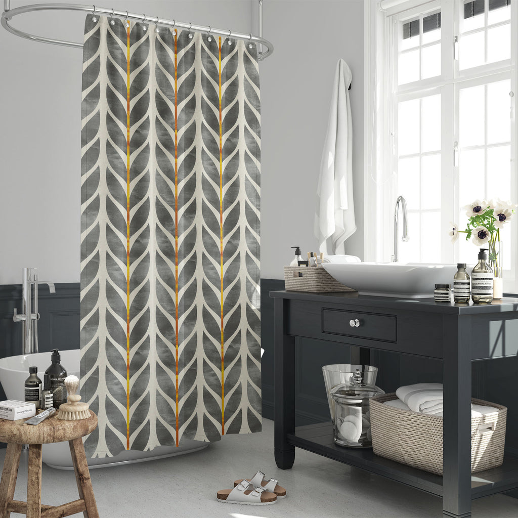 Grey Scandinavian Shapes Washable Waterproof Shower Curtain-Shower Curtains-CUR_SH_EL-IC 5015831 IC 5015831, Art and Paintings, Botanical, Floral, Flowers, Geometric, Geometric Abstraction, Illustrations, Nature, Patterns, Scandinavian, Signs, Signs and Symbols, Watercolour, grey, shapes, washable, waterproof, shower, curtain, pattern, seamless, watercolor, art, backdrop, background, beige, bloom, branch, design, flower, garden, gold, golden, illustration, leaf, paper, petal, shape, simple, stem, textile, t