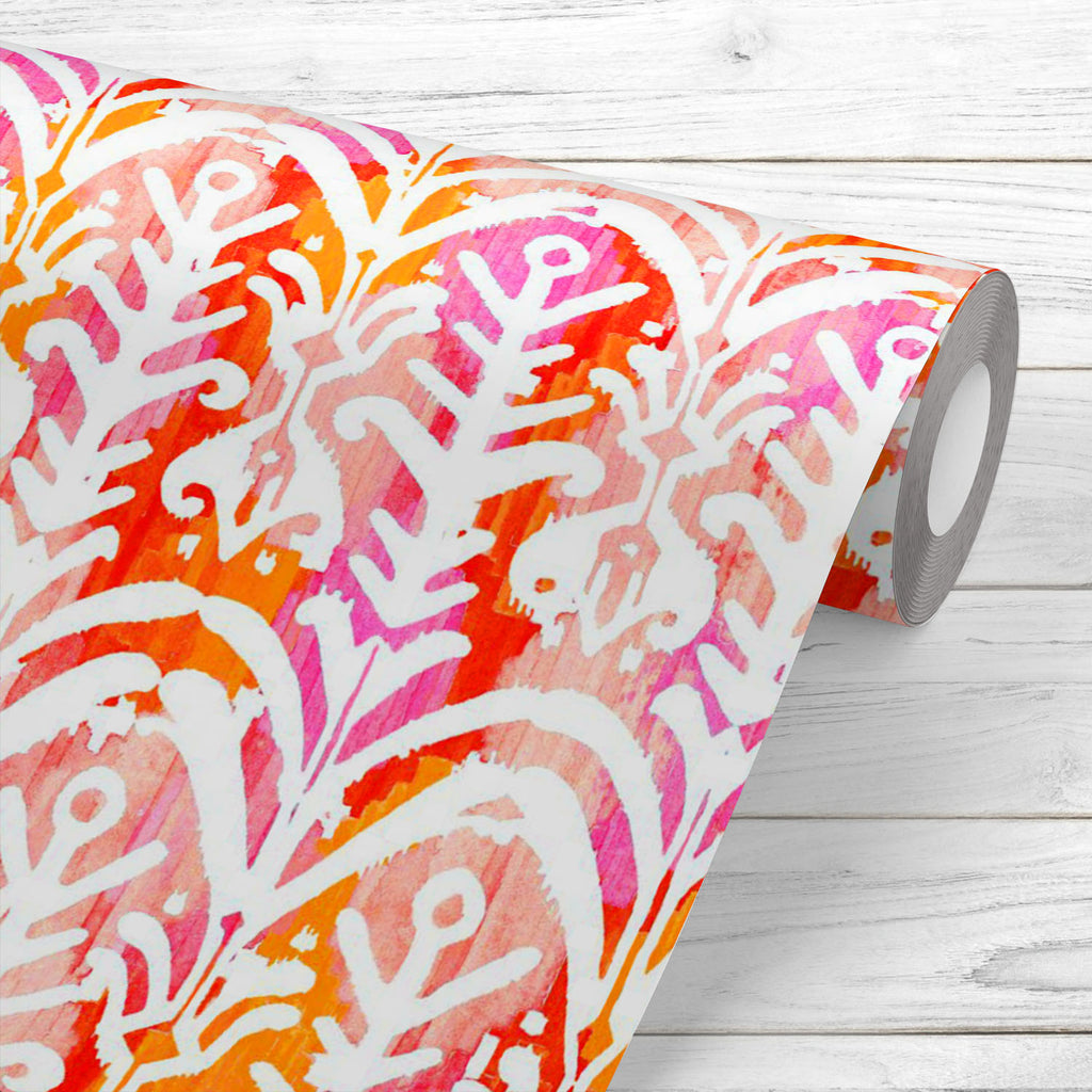 Watercolor Floral Ikat Pattern D1 Wallpaper Roll-Wallpapers Peel & Stick-WAL_PA-IC 5015834 IC 5015834, Art and Paintings, Aztec, Bohemian, Botanical, Chevron, Culture, Decorative, Ethnic, Fashion, Floral, Flowers, Folk Art, Ikat, Indian, Japanese, Nature, Patterns, Shibori, Signs, Signs and Symbols, Stripes, Traditional, Tribal, Watercolour, World Culture, watercolor, pattern, d1, wallpaper, roll, trendy, weaving, art, artistic, authentic, blurred, boho, chic, colorful, design, dye, fabric, folk, indigo, in