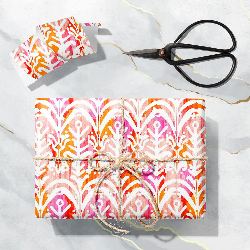 Watercolor Floral Ikat Pattern D1 Art & Craft Gift Wrapping Paper-Wrapping Papers-WRP_PP-IC 5015834 IC 5015834, Art and Paintings, Aztec, Bohemian, Botanical, Chevron, Culture, Decorative, Ethnic, Fashion, Floral, Flowers, Folk Art, Ikat, Indian, Japanese, Nature, Patterns, Shibori, Signs, Signs and Symbols, Stripes, Traditional, Tribal, Watercolour, World Culture, watercolor, pattern, d1, art, craft, gift, wrapping, paper, trendy, weaving, artistic, authentic, blurred, boho, chic, colorful, design, dye, fa