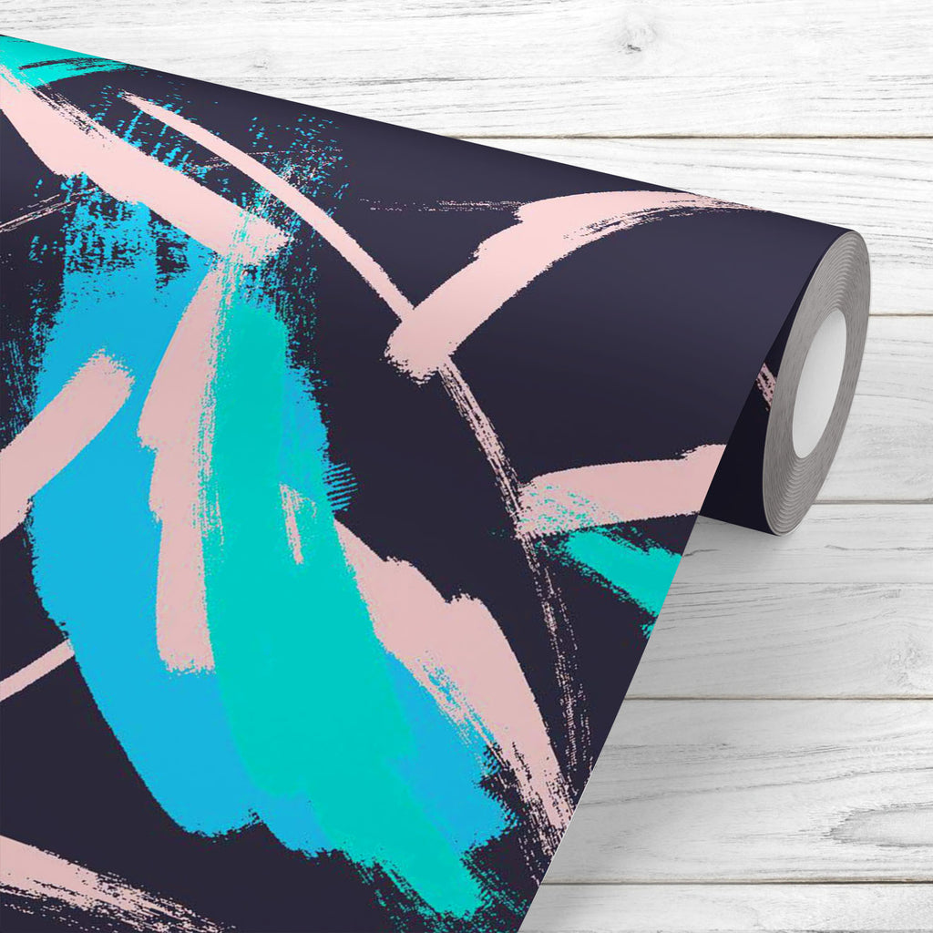 Abstract Brush Stroke D17 Wallpaper Roll - Wallpapers Peel & Stick - ArtzFolio.com