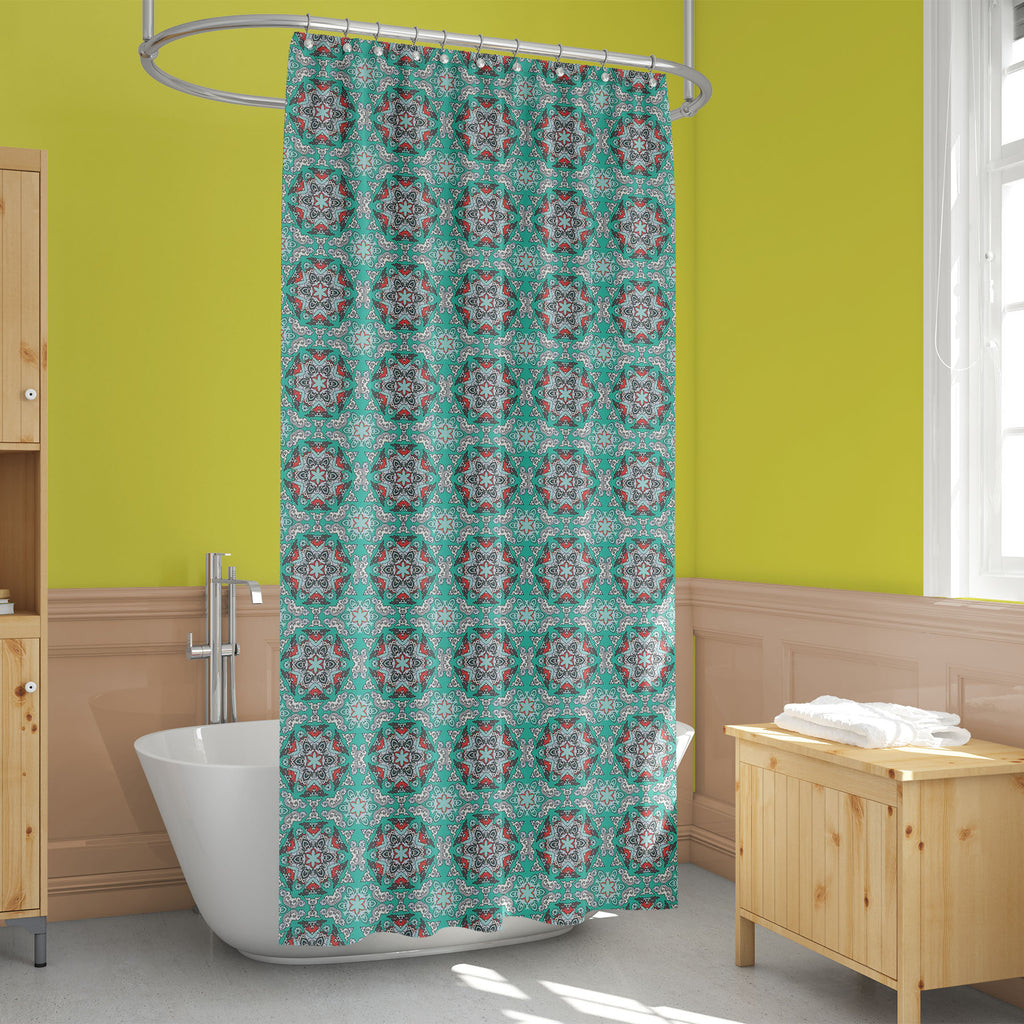 Vintage Ethnic Style D1 Washable Waterproof Shower Curtain-Shower Curtains-CUR_SH_EL-IC 5015842 IC 5015842, Abstract Expressionism, Abstracts, Allah, Ancient, Arabic, Botanical, Culture, Decorative, Ethnic, Fashion, Festivals and Occasions, Festive, Floral, Flowers, Geometric Abstraction, Historical, Indian, Islam, Medieval, Mexican, Moroccan, Nature, Paisley, Patterns, Retro, Scenic, Semi Abstract, Stripes, Tibetan Art, Traditional, Tribal, Vintage, World Culture, style, d1, washable, waterproof, shower, c