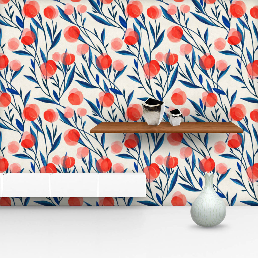 Botanical Flowers D1 Wallpaper Roll-Wallpapers Peel & Stick-WAL_PA-IC 5015845 IC 5015845, Art and Paintings, Botanical, Floral, Flowers, Illustrations, Nature, Patterns, Scenic, Seasons, Signs, Signs and Symbols, Watercolour, d1, wallpaper, roll, pattern, watercolor, peach, flower, seamless, art, blossom, blue, delicate, illustration, leaf, backdrop, background, beautiful, berries, bloom, bud, cherry, classic, dark, design, garden, light, paper, petal, pink, red, roses, season, stem, textile, texture, wild,