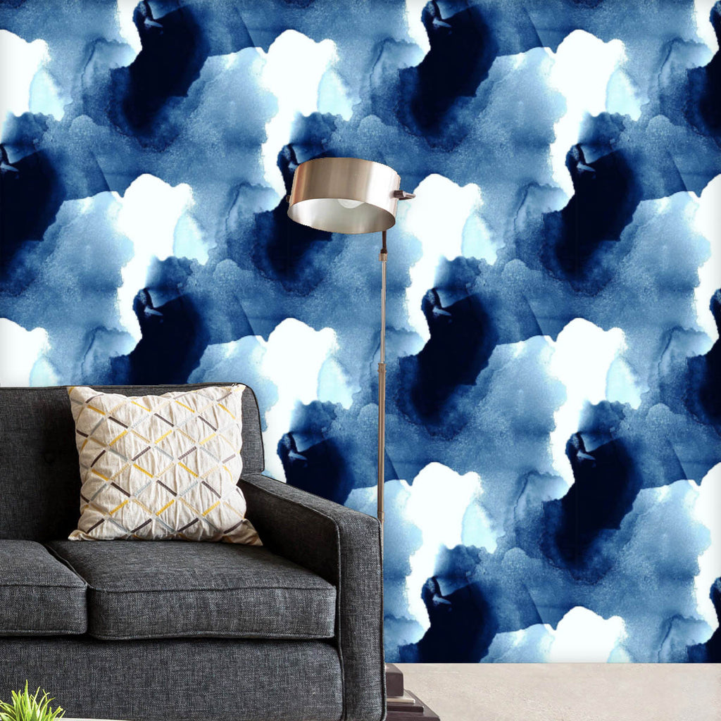 Blue Abstract Sea Waves Wallpaper Roll-Wallpapers Peel & Stick-WAL_PA-IC 5015852 IC 5015852, Abstract Expressionism, Abstracts, Ancient, Art and Paintings, Decorative, Digital, Digital Art, Graphic, Historical, Illustrations, Medieval, Patterns, Semi Abstract, Signs, Signs and Symbols, Vintage, Watercolour, blue, abstract, sea, waves, wallpaper, roll, pattern, seamless, paint, background, texture, water, watercolor, ink, stain, brush, wash, color, gradation, art, artistic, frame, illustration, isolated, bac