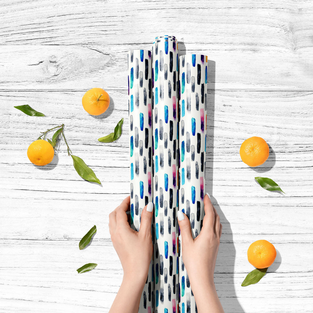 Watercolor Colorful Lines Art & Craft Gift Wrapping Paper-Wrapping Papers-WRP_PP-IC 5015864 IC 5015864, Abstract Expressionism, Abstracts, Ancient, Art and Paintings, Black, Black and White, Books, Digital, Digital Art, Geometric, Geometric Abstraction, Graphic, Historical, Illustrations, Medieval, Modern Art, Patterns, Semi Abstract, Signs, Signs and Symbols, Splatter, Stripes, Vintage, Watercolour, White, watercolor, colorful, lines, art, craft, gift, wrapping, paper, hand, abstract, background, brush, co