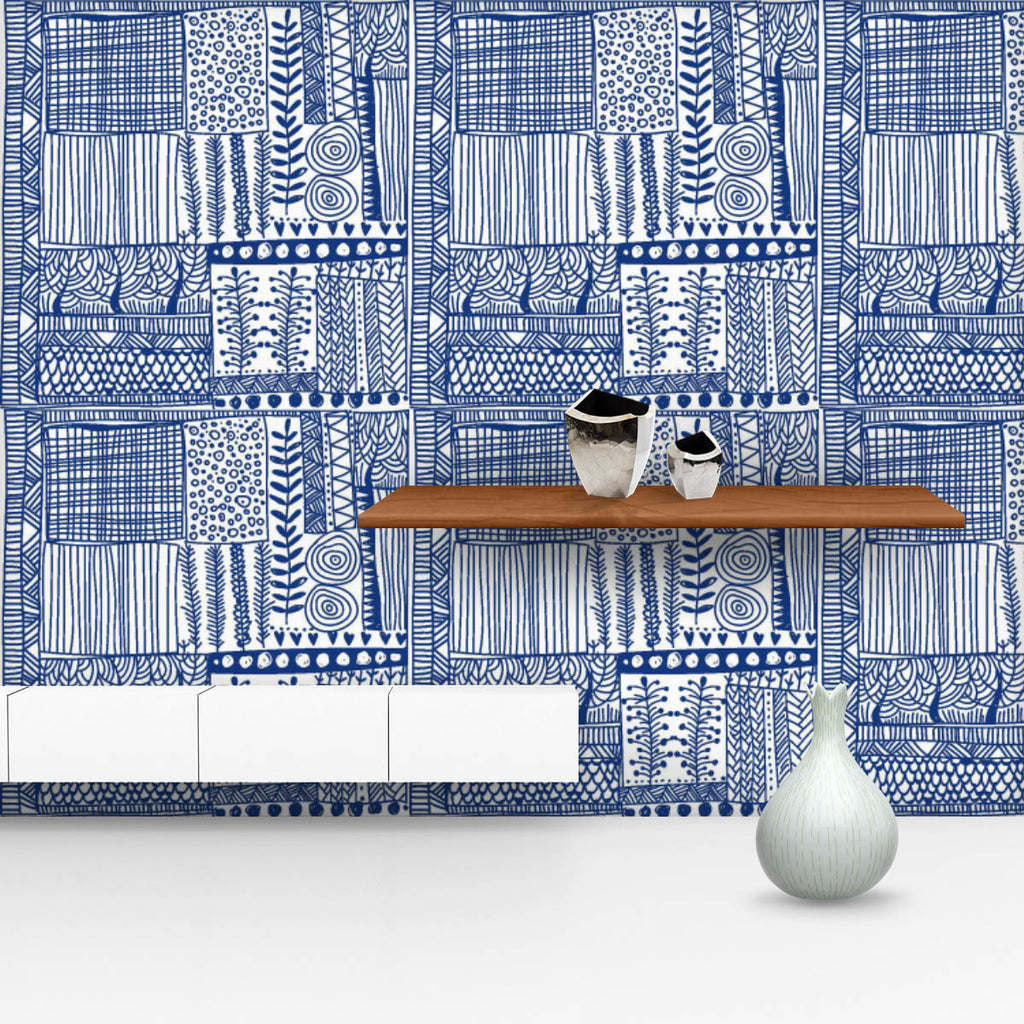 Blue White Doodle Wallpaper Roll-Wallpapers Peel & Stick-WAL_PA-IC 5015881 IC 5015881, Abstract Expressionism, Abstracts, Ancient, Black and White, Books, Circle, Collages, Dots, Geometric, Geometric Abstraction, Hipster, Historical, Illustrations, Medieval, Patterns, Retro, Semi Abstract, Signs, Signs and Symbols, Vintage, White, blue, doodle, wallpaper, roll, abstract, background, pattern, artwork, card, ceramic, checkered, collage, creative, decor, decoration, design, dot, drawn, fabric, hand, handmade, 