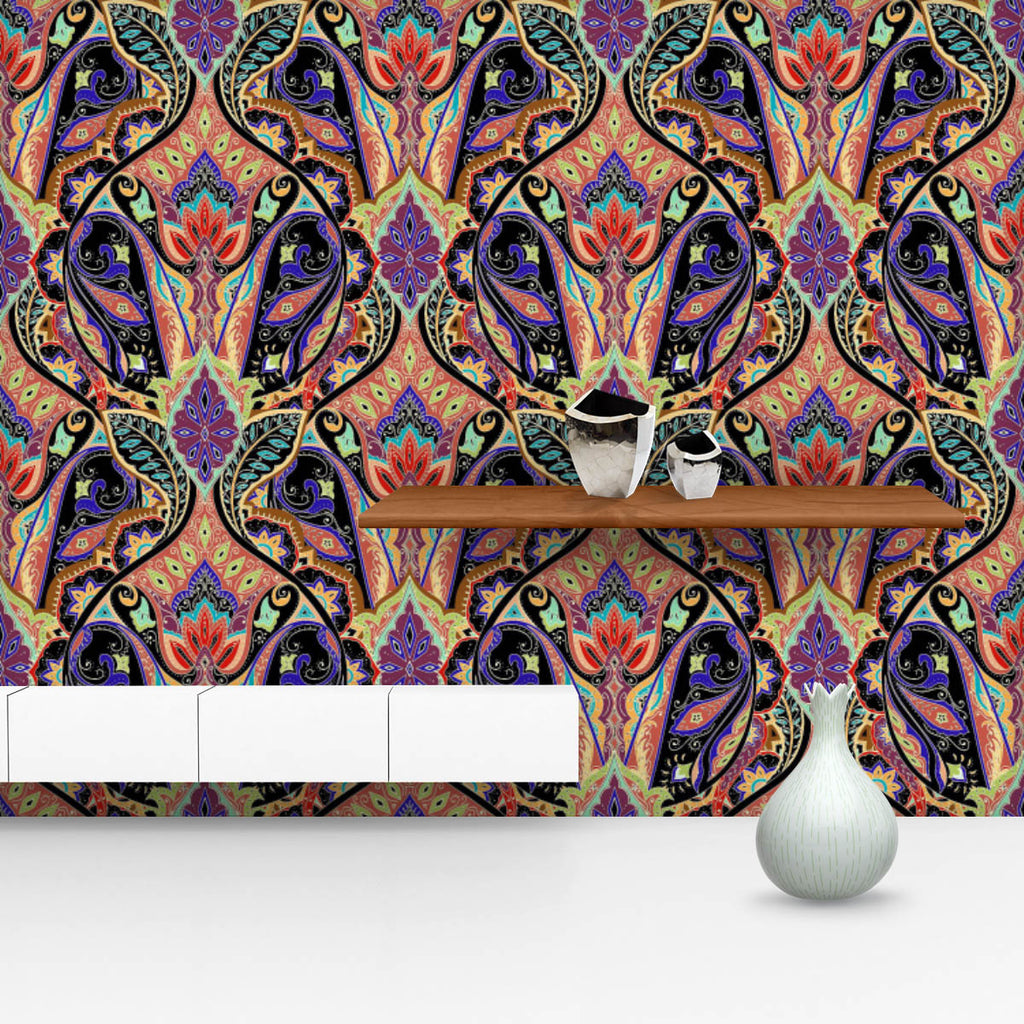 Indian Bohemian Design D1 Wallpaper Roll-Wallpapers Peel & Stick-WAL_PA-IC 5015886 IC 5015886, Abstract Expressionism, Abstracts, Bohemian, Botanical, Culture, Decorative, Ethnic, Fashion, Floral, Flowers, Illustrations, Indian, Modern Art, Nature, Paisley, Patterns, Retro, Semi Abstract, Signs, Signs and Symbols, Traditional, Tribal, World Culture, design, d1, wallpaper, roll, abstract, accessory, background, bandana, batik, boho, border, classic, cloth, decoration, elegant, elements, fabric, illustration,