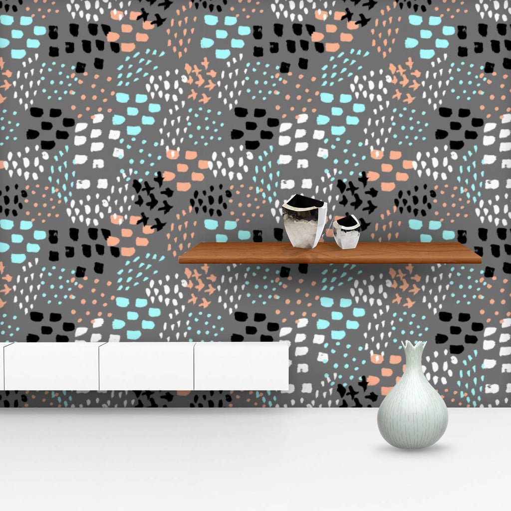 Abstract Brush Stroke D21 Wallpaper Roll - Wallpapers Peel & Stick - ArtzFolio.com