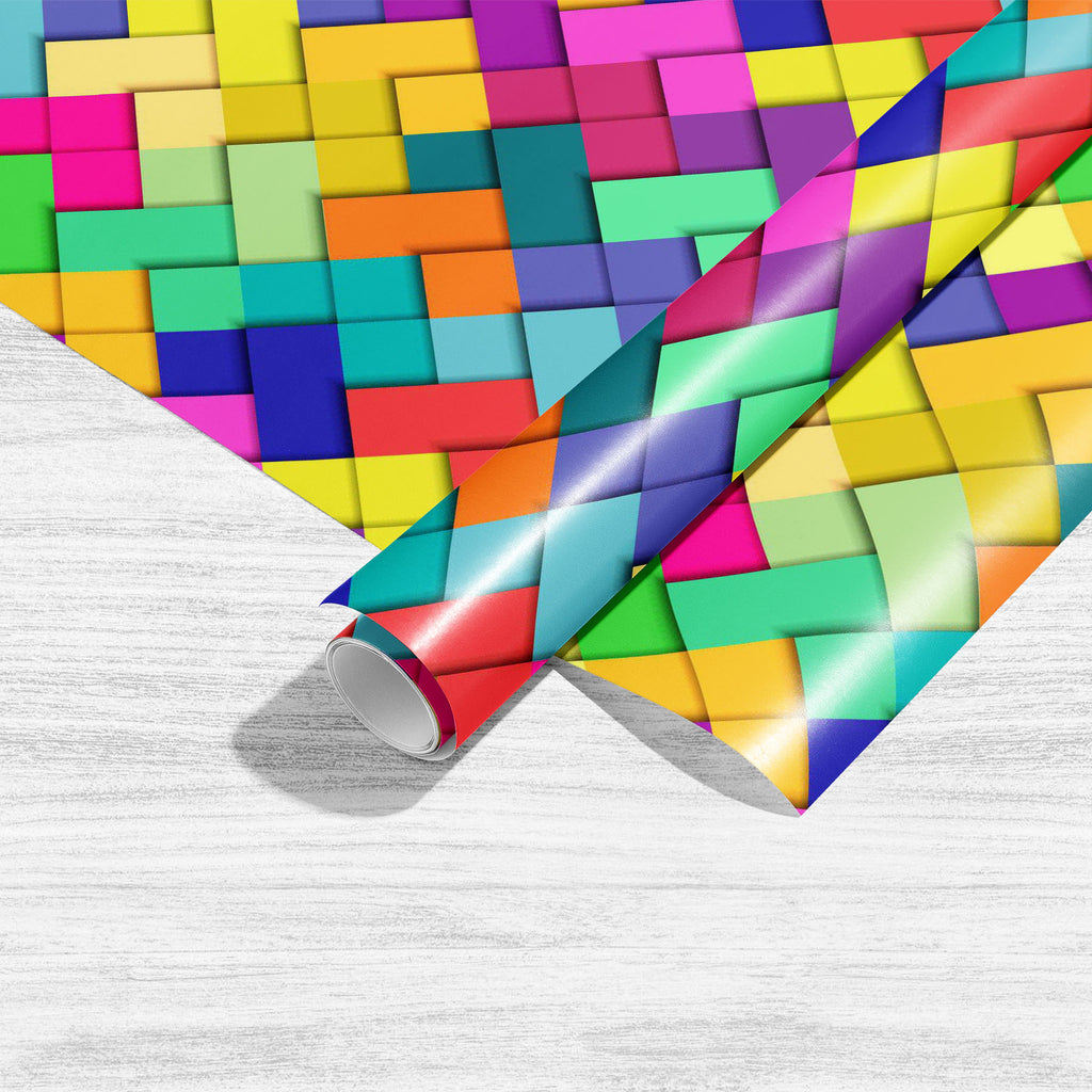 Colorful Paper Squares Art & Craft Gift Wrapping Paper-Wrapping Papers-WRP_PP-IC 5015892 IC 5015892, Abstract Expressionism, Abstracts, Ancient, Books, Geometric, Geometric Abstraction, Historical, Illustrations, Medieval, Modern Art, Patterns, Semi Abstract, Signs, Signs and Symbols, Vintage, colorful, paper, squares, art, craft, gift, wrapping, color, square, seamless, pattern, geometry, flat, shadow, background, bright, design, packaging, patchwork, texture, vector, abstract, applique, backdrop, card, ce