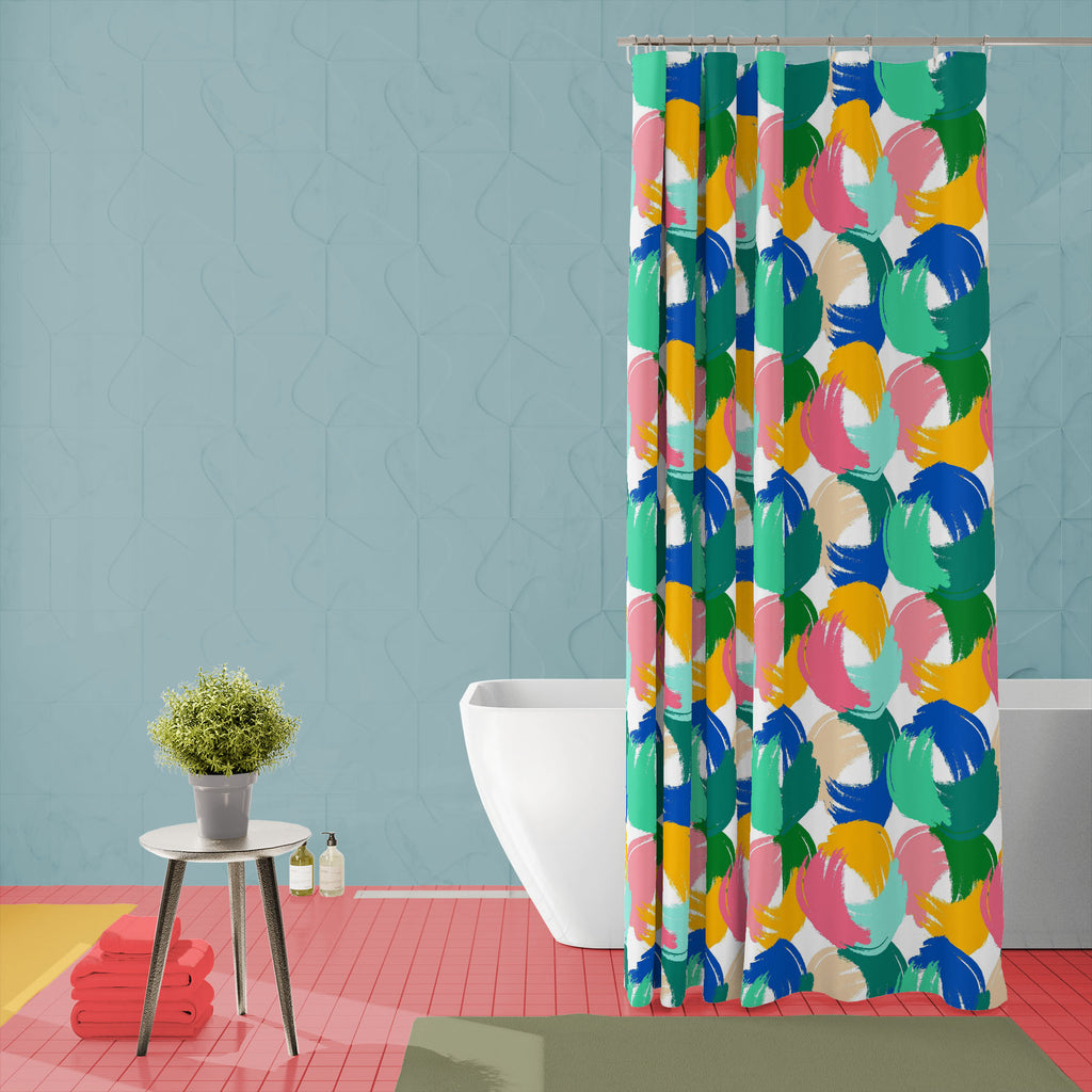 Abstract Hipster D3 Washable Waterproof Shower Curtain - Shower Curtains - ArtzFolio.com