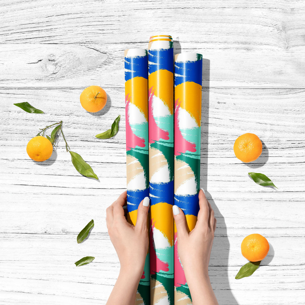 Abstract Hipster D3 Art & Craft Gift Wrapping Paper - Wrapping Papers - ArtzFolio.com