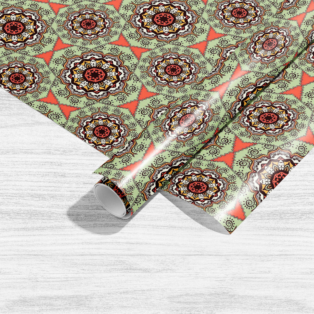 Colorful Mandalas D2 Art & Craft Gift Wrapping Paper-Wrapping Papers-WRP_PP-IC 5015905 IC 5015905, Abstract Expressionism, Abstracts, Allah, Arabic, Asian, Black and White, Bohemian, Botanical, Culture, Decorative, Ethnic, Festivals and Occasions, Festive, Floral, Flowers, Geometric, Geometric Abstraction, Holidays, Illustrations, Indian, Islam, Mandala, Modern Art, Nature, Patterns, Pets, Retro, Semi Abstract, Signs, Signs and Symbols, Traditional, Tribal, White, World Culture, colorful, mandalas, d2, art,