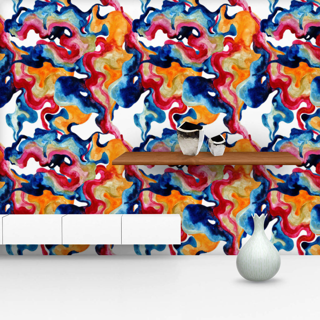 Watercolor Curved Shapes Wallpaper Roll-Wallpapers Peel & Stick-WAL_PA-IC 5015908 IC 5015908, Abstract Expressionism, Abstracts, Art and Paintings, Black and White, Decorative, Digital, Digital Art, Graphic, Illustrations, Marble, Marble and Stone, Modern Art, Patterns, Semi Abstract, Signs, Signs and Symbols, Watercolour, White, watercolor, curved, shapes, wallpaper, roll, pattern, paint, seamless, abstract, background, lines, shape, swirl, art, backdrop, beautiful, blot, bright, brush, card, color, colorf