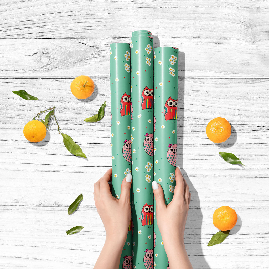 Baby Owls with Flowers Art & Craft Gift Wrapping Paper-Wrapping Papers-WRP_PP-IC 5015919 IC 5015919, Ancient, Animals, Animated Cartoons, Art and Paintings, Baby, Birds, Botanical, Caricature, Cartoons, Children, Digital, Digital Art, Drawing, Floral, Flowers, Graphic, Historical, Illustrations, Kids, Medieval, Modern Art, Nature, Patterns, Retro, Scenic, Signs, Signs and Symbols, Vintage, owls, with, art, craft, gift, wrapping, paper, adorable, animal, backdrop, background, bird, camomile, cartoon, charact