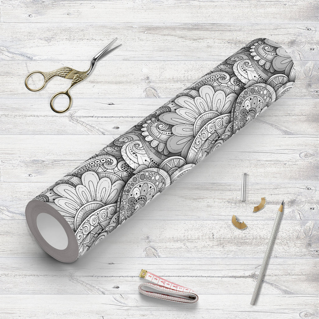 Monochrome Hand Drawn Flowers Wallpaper Roll-Wallpapers Peel & Stick-WAL_PA-IC 5015921 IC 5015921, Abstract Expressionism, Abstracts, Ancient, Art and Paintings, Black, Black and White, Bohemian, Books, Botanical, Decorative, Fashion, Floral, Flowers, Historical, Illustrations, Medieval, Nature, Paisley, Patterns, Retro, Scenic, Semi Abstract, Signs, Signs and Symbols, Vintage, White, monochrome, hand, drawn, wallpaper, roll, abstract, and, art, backdrop, background, batik, beautiful, bloom, blossom, boho, 