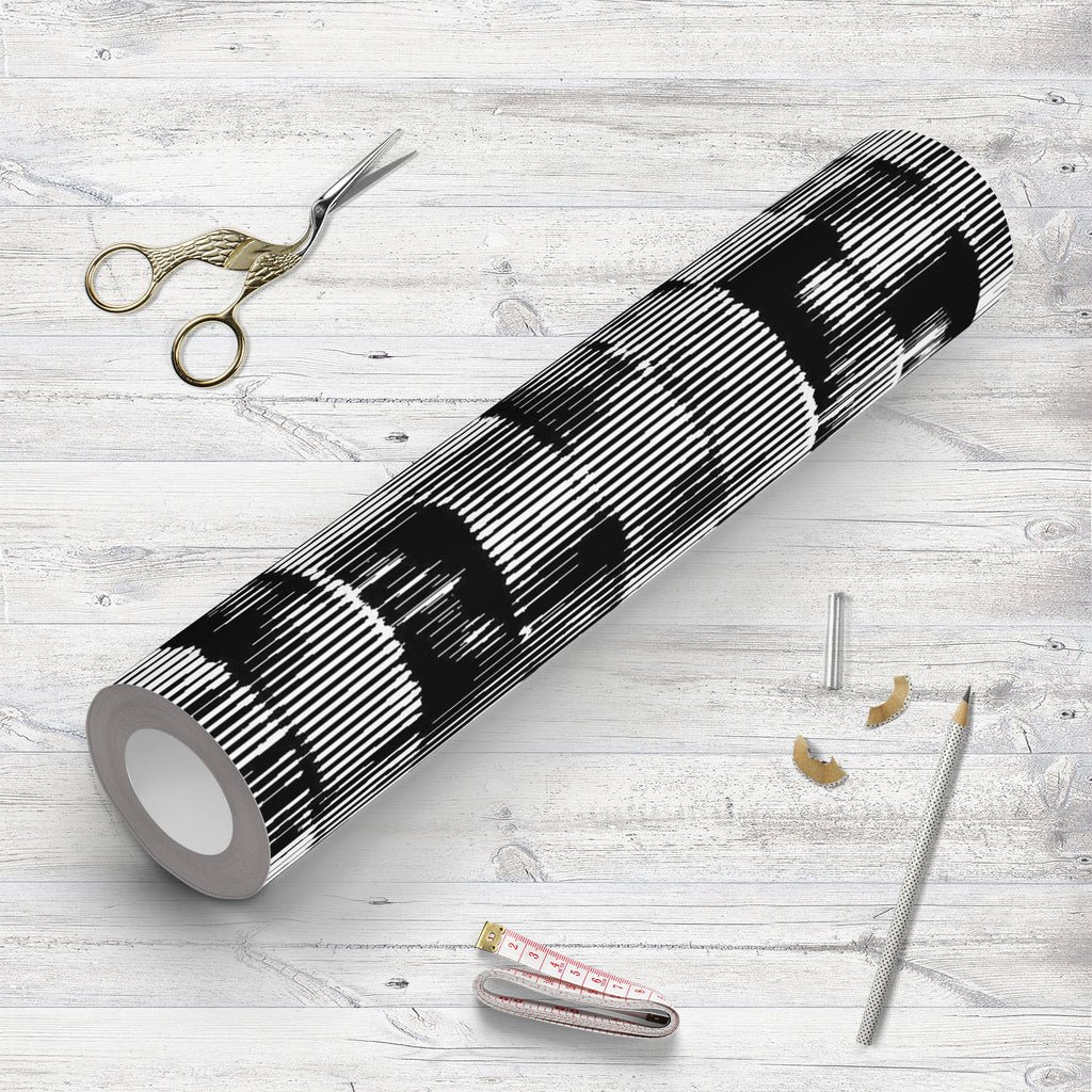 Monochrome Irregular Stripes Wallpaper Roll-Wallpapers Peel & Stick-WAL_PA-IC 5015923 IC 5015923, Abstract Expressionism, Abstracts, Ancient, Decorative, Digital, Digital Art, Fashion, Graphic, Historical, Illustrations, Medieval, Modern Art, Patterns, Retro, Semi Abstract, Signs, Signs and Symbols, Vintage, monochrome, irregular, stripes, wallpaper, roll, pattern, texture, abstract, seamless, fabric, textile, print, vector, background, block, modern, rough, glitch, ink, square, design, tile, variegated, wa