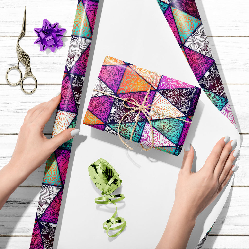 Vintage Hand Drawn Mandala Art & Craft Gift Wrapping Paper-Wrapping Papers-WRP_PP-IC 5015952 IC 5015952, Abstract Expressionism, Abstracts, African, Allah, Ancient, Arabic, Art and Paintings, Bohemian, Botanical, Culture, Decorative, Ethnic, Floral, Flowers, Geometric, Geometric Abstraction, Historical, Illustrations, Indian, Islam, Mandala, Medieval, Mexican, Moroccan, Nature, Paisley, Patterns, Pets, Retro, Semi Abstract, Signs, Signs and Symbols, Traditional, Tribal, Vintage, World Culture, hand, drawn, 