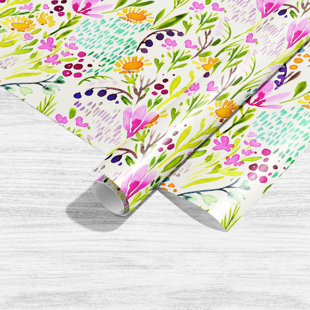 Watercolor Floral Pattern D31 Art & Craft Gift Wrapping Paper-Wrapping Papers-WRP_PP-IC 5015957 IC 5015957, Art and Paintings, Botanical, Floral, Flowers, Illustrations, Nature, Patterns, Scenic, Signs, Signs and Symbols, Watercolour, watercolor, pattern, d31, art, craft, gift, wrapping, paper, seamless, background, yellow, texture, wallpaper, backdrop, berries, bloom, design, flower, bud, illustration, leaf, petal, textile, tiny, artzfolio, wrapping paper, gift wrapping paper, gift wrapping, birthday wrapp