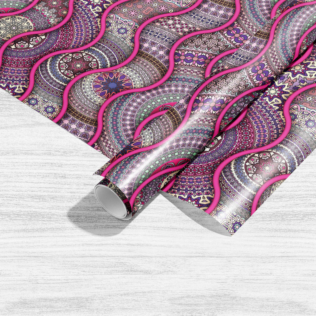 Ornate Vintage Mandala D1 Art & Craft Gift Wrapping Paper-Wrapping Papers-WRP_PP-IC 5015959 IC 5015959, Abstract Expressionism, Abstracts, Allah, Ancient, Arabic, Art and Paintings, Asian, Aztec, Bohemian, Botanical, Chinese, Culture, Decorative, Digital, Digital Art, Drawing, Ethnic, Fashion, Floral, Flowers, Geometric, Geometric Abstraction, Graphic, Historical, Illustrations, Indian, Islam, Mandala, Medieval, Nature, Patterns, Retro, Semi Abstract, Signs, Signs and Symbols, Traditional, Tribal, Turkish, 