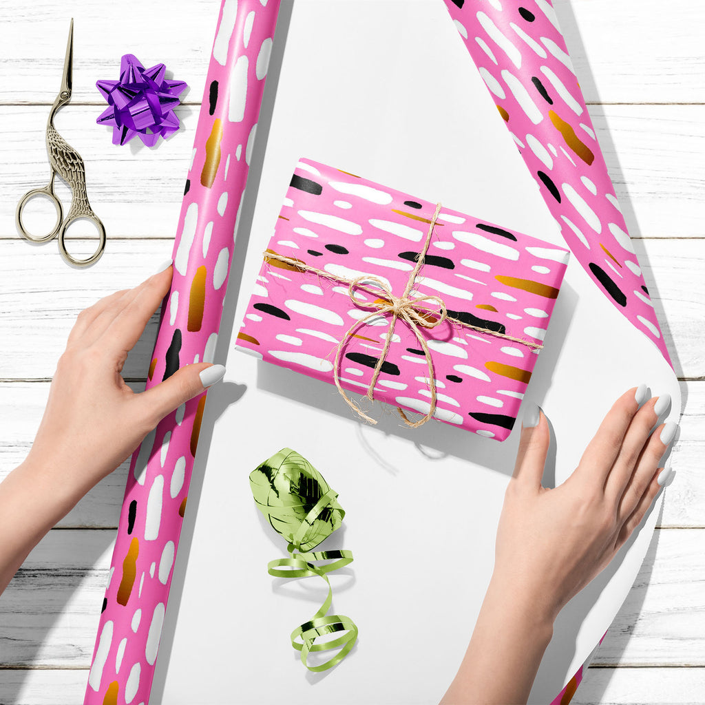 80s Hipster Strokes Art & Craft Gift Wrapping Paper - Wrapping Papers - ArtzFolio.com