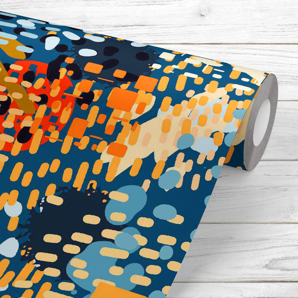 Abstract Brush Stroke D22 Wallpaper Roll - Wallpapers Peel & Stick - ArtzFolio.com