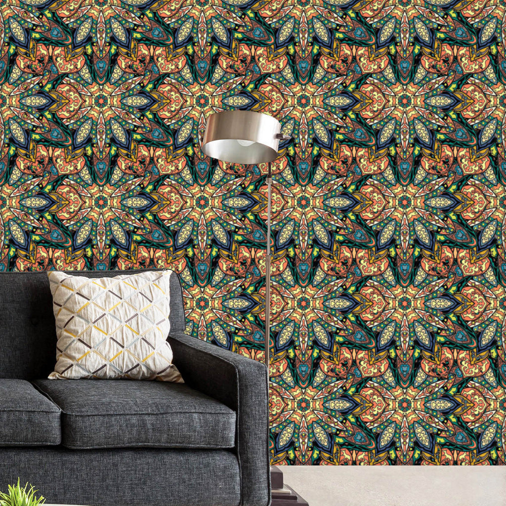 Ornate Vintage Mandala D2 Wallpaper Roll-Wallpapers Peel & Stick-WAL_PA-IC 5015969 IC 5015969, Abstract Expressionism, Abstracts, Allah, Ancient, Arabic, Art and Paintings, Asian, Aztec, Bohemian, Botanical, Chinese, Circle, Culture, Decorative, Digital, Digital Art, Drawing, Ethnic, Floral, Flowers, Graphic, Historical, Illustrations, Indian, Islam, Mandala, Medieval, Nature, Patterns, Retro, Semi Abstract, Signs, Signs and Symbols, Traditional, Tribal, Turkish, Vintage, World Culture, ornate, d2, wallpape